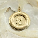 MEDALLA VIRGEN NIÑA 22MM OA
