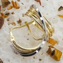 PEND. BANDAS BICOLOR 16*6MM CATALAN