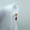 PEND.ARQUILLO PERITA CORAL 30MM CATALAN