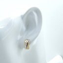 PEND.BANDAS PIEDRAS BICOLOR 15*6MM CATALAN