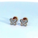 PENDIENTES MARIPOSA MICROENGASTE,6MM