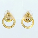 PENDIENTES NUDO BICOLOR 15MM  PRESION