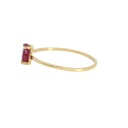 SORTIJA CON RUBÍ OVAL DE 6X4MM.0'48 CT