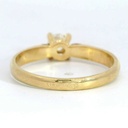 SOLITARIO ORO AMARILLO BRILLANTE  3.5MM VS-H 0.17 CT