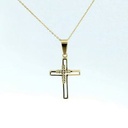CRUZ CON CIRCONITAS.18x12MM.