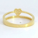 SORTIJA CORAZON CON CIRCONITAS.