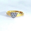 SORTIJA CORAZON DE CIRCONITAS.