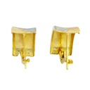 MEDIOS AROS TRICOLOR CIERRE  CATALAN.13X7MM.