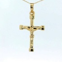 CRUZ CON CRISTO 28x17MM.