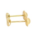 PENDIENTES CHATON CIRCONITA DE  2MM.ROSCA.
