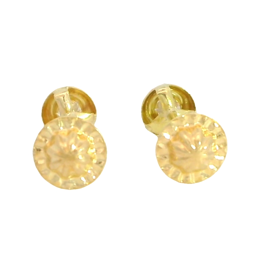 PENDIENTES CHATON CIRCONITA DE  2MM.ROSCA.
