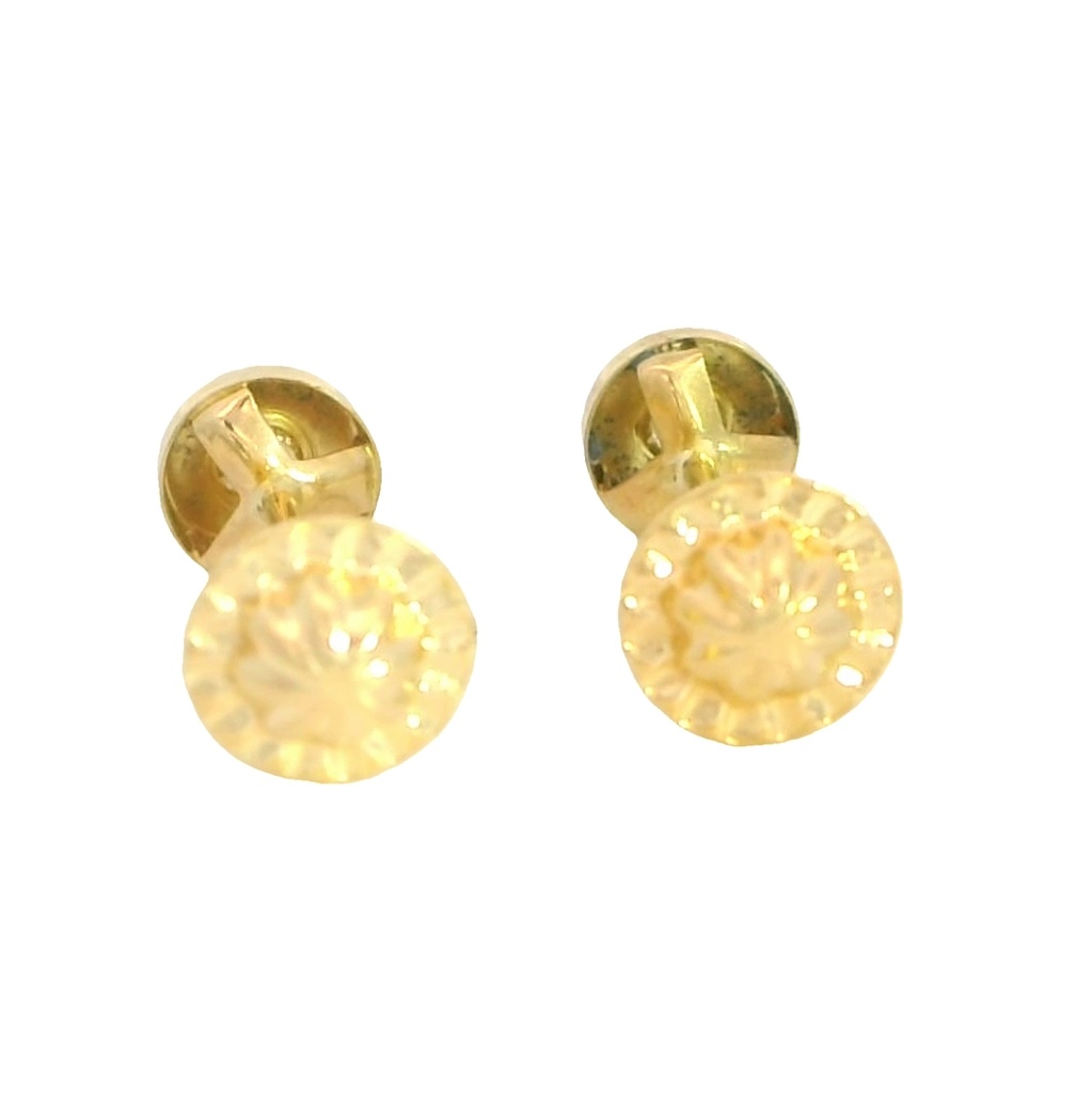 PENDIENTES REDONDO CIRCONITA DE  3MM. ROSCA.