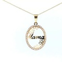 COLGANTE OVAL MAMA 19*15MM