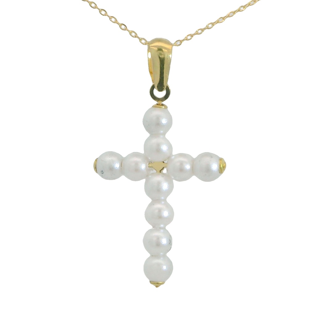 CRUZ  "PEARL SHELL" 3MM .20x14MM.