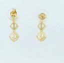 PENDIENTES TRES CIRCONITAS DE 4'5MM Y 6MM.18MM.