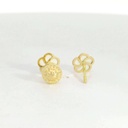 PENDIENTES FLOR NACAR 5 PETALOS.6MM.TORNILLO