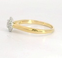 SORTIJA CUAJO BRILLANTES SI1-H .0.25 CT TW.