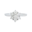 SORTIJA CUAJO 7 BRILLANTES 0.05 CT TW  H-SI