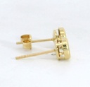 PENDIENTES CHATON ESTAMPACION 5MM.BRILLANTES H-SI 1 0.15 CT TW