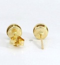 PENDIENTES CHATON ESTAMPACION 5MM.BRILLANTES H-SI 1 0.15 CT TW