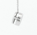COLGANTE CHATON ORO BLANCO 6MM.BRILLANTE H-SI 1. 0.10CT