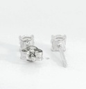 PENDIENTES GARRA FUNDICION  5MM.BRILLANTES H-SI 1. 0.40 CT TW.
