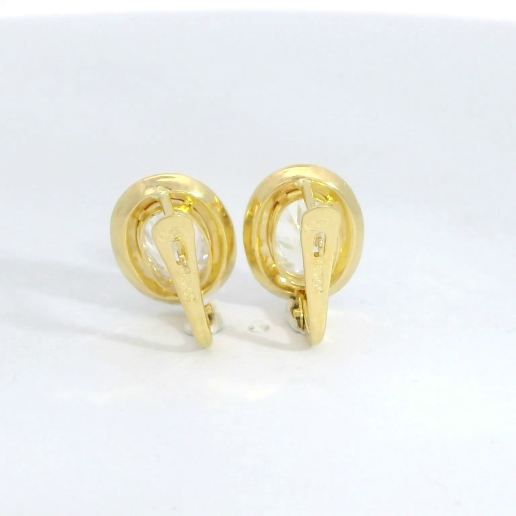 PENDIENTES BANDA PIEDRA  DE 7x5MM. CATALAN