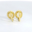 PENDIENTES BANDA PIEDRA  DE 7x5MM. CATALAN