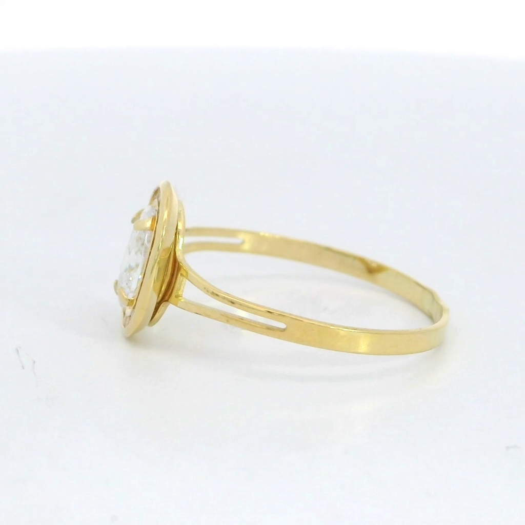 SORTIJA  ORLA 10MM PIEDRA OVAL  5x7MM