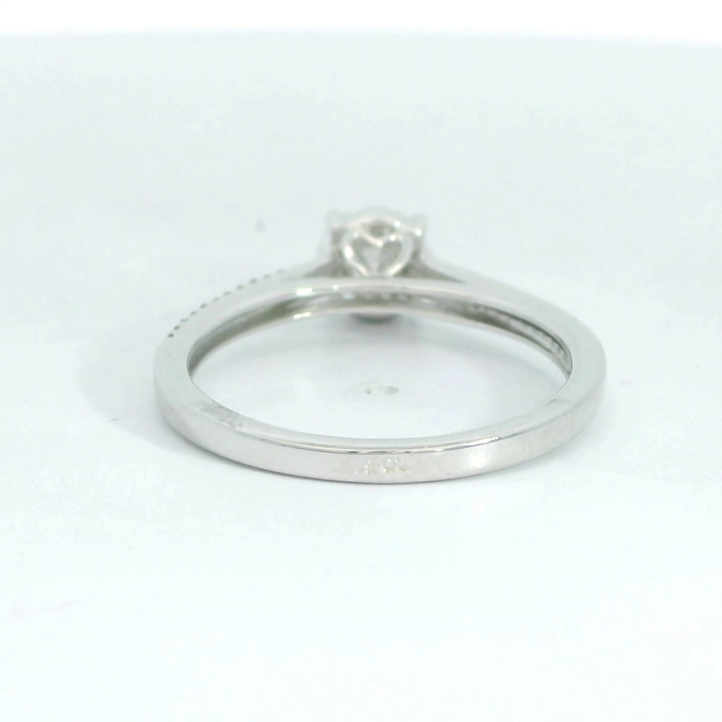 SORTIJA CUAJO BRILLANTES SI1-H .0.26 CT TW.