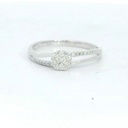 SORTIJA CUAJO BRILLANTES SI1-H .0.17 CT TW.