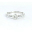 SORTIJA CUAJO BRILLANTES SI1-H .0.26 CT TW.