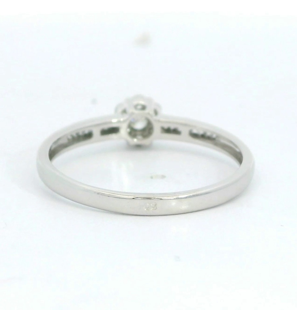 SORTIJA CUAJO BRILLANTES SI1-H .0.26 CT TW.