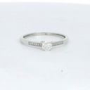 SORTIJA CUAJO BRILLANTES SI1-H .0.14 CT TW.