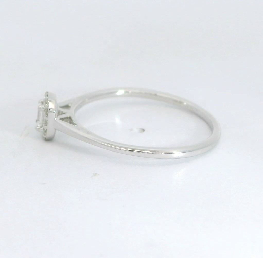 SORTIJA  BRILLANTES DI 1 EM 0.10 CT DI 6 SI-H 0.03 6 RD SI H 0.04 CT.0.17 CT TW