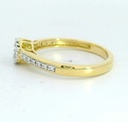 SORTIJA  BRILLANTES DI 12 RD 0.06 CT DI 1 RD SI-H 0.01 DI 8RD 0.03 CT.TW