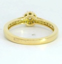 SORTIJA  BRILLANTES DI 12 RD 0.06 CT DI 1 RD SI-H 0.01 DI 8RD 0.03 CT.TW