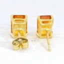 PENDIENTES CITRINO 7x5MM.PRESION.