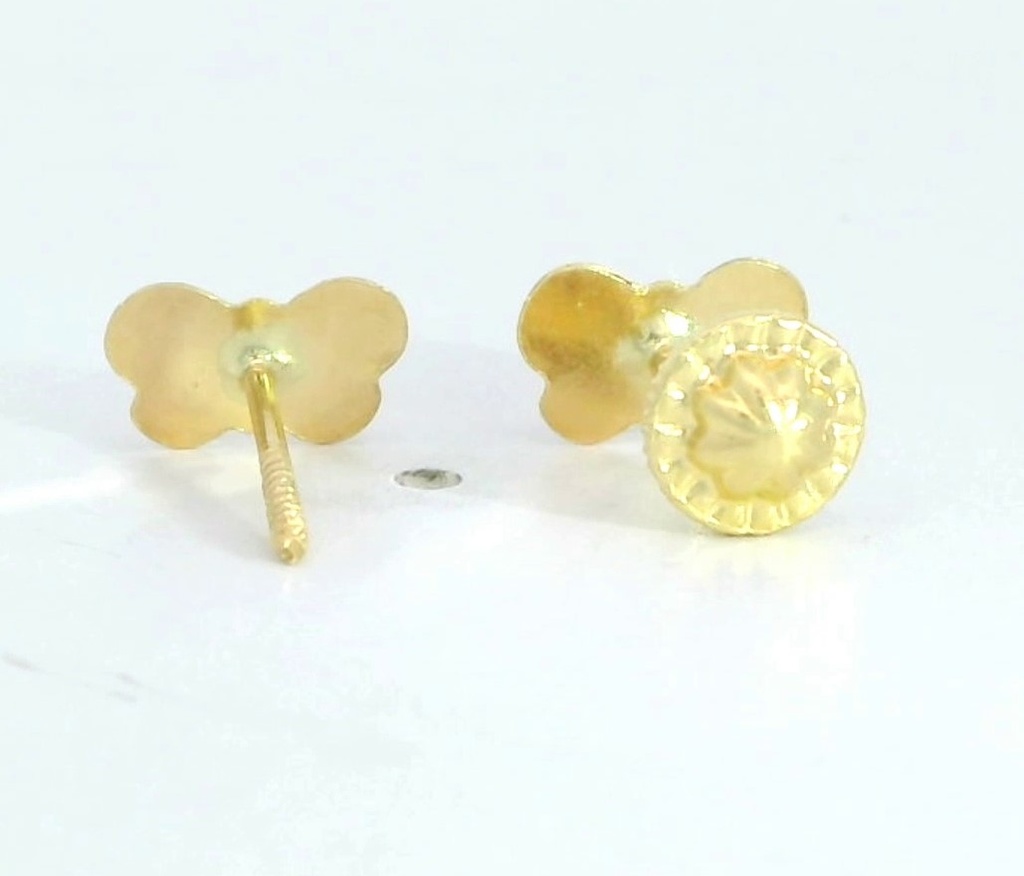 PENDIENTES MARIPOSA ESMALTE .7MM.