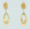 PENDIENTES LARGOS 25x6MM CON CIRCONITAS. PRESION
