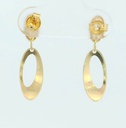 PENDIENTES LARGOS 23x6MM CON CIRCONITAS.PRESION
