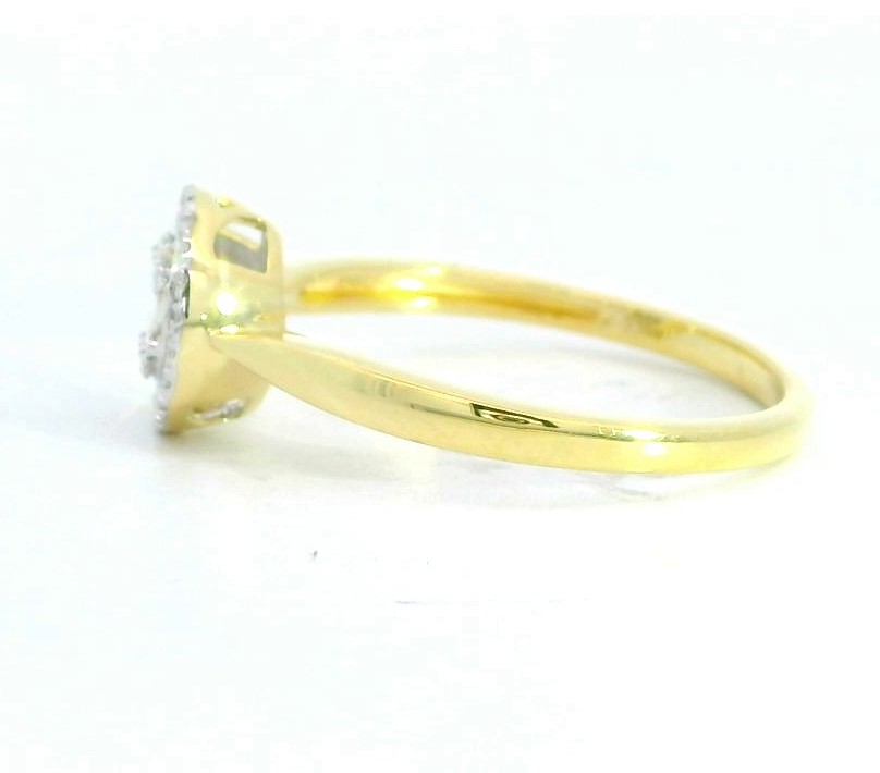 SORTIJA BRILLANTES DI 4 GB SI H 0.04 DI 2 RD SI H 0.016 26 SC 0.10 CT.0.16 CT TW