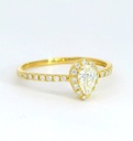 SORTIJA  BRILLANTES DI 26RD 0.16 CT 1 PE SI H 0.265 CT. 0.43 CT TW