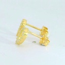 PENDIENTES PERA DE  CIRCONITAS.7MM.PRESION