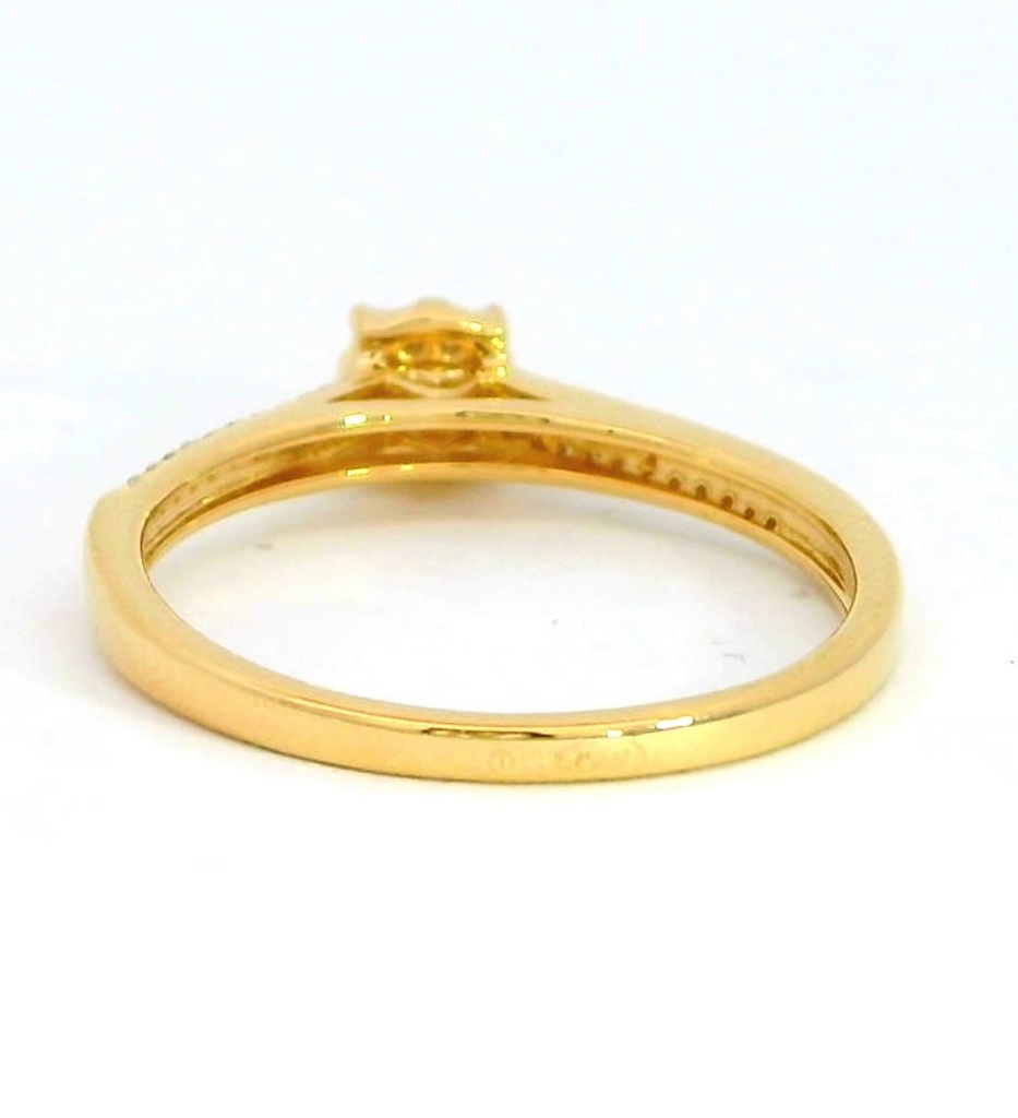 SORTIJA PRINCESA BRILLANTES 1/0.045+9/0.054+22/0.051 H-SI