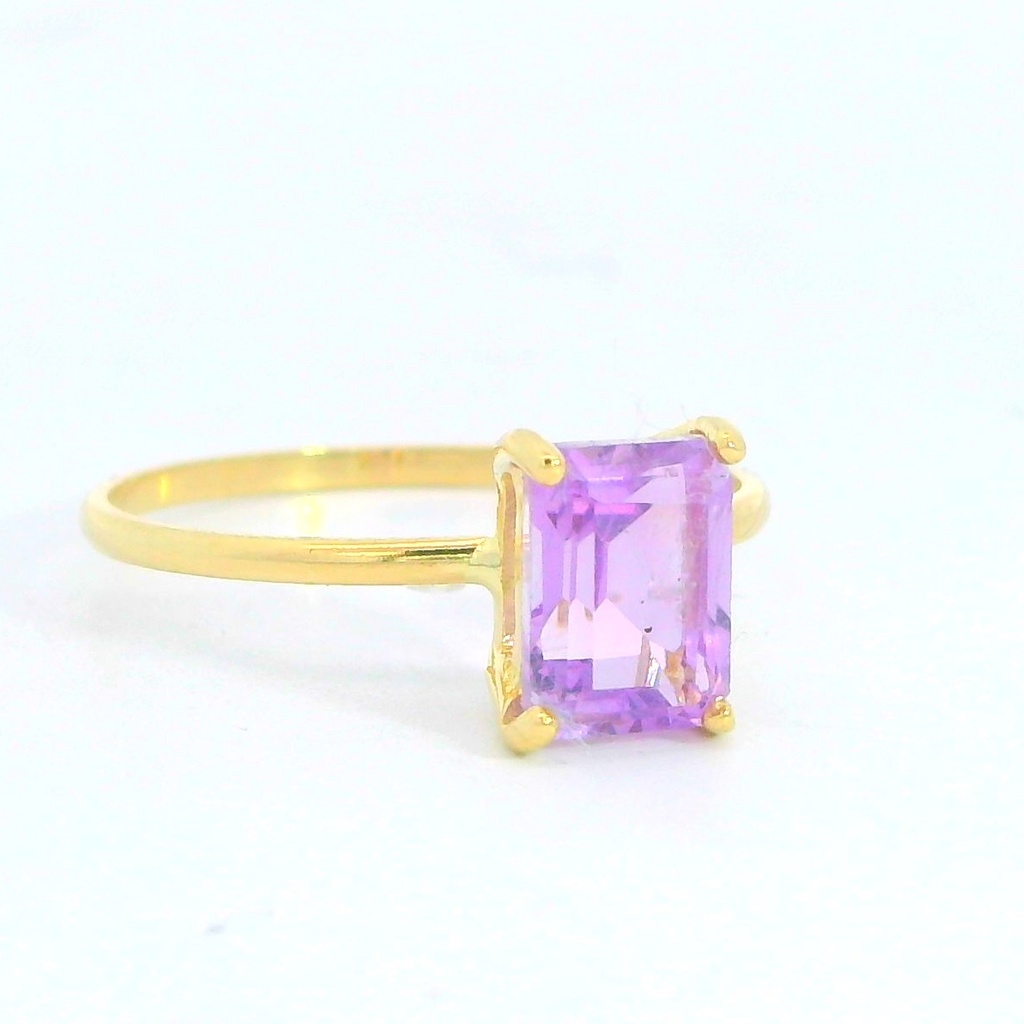 SORTIJA AMATISTA SEMIPRECIOSA DE 7x5MM