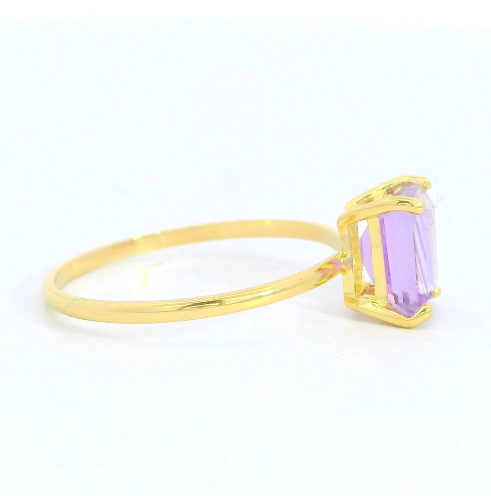 SORTIJA AMATISTA SEMIPRECIOSA DE 7x5MM