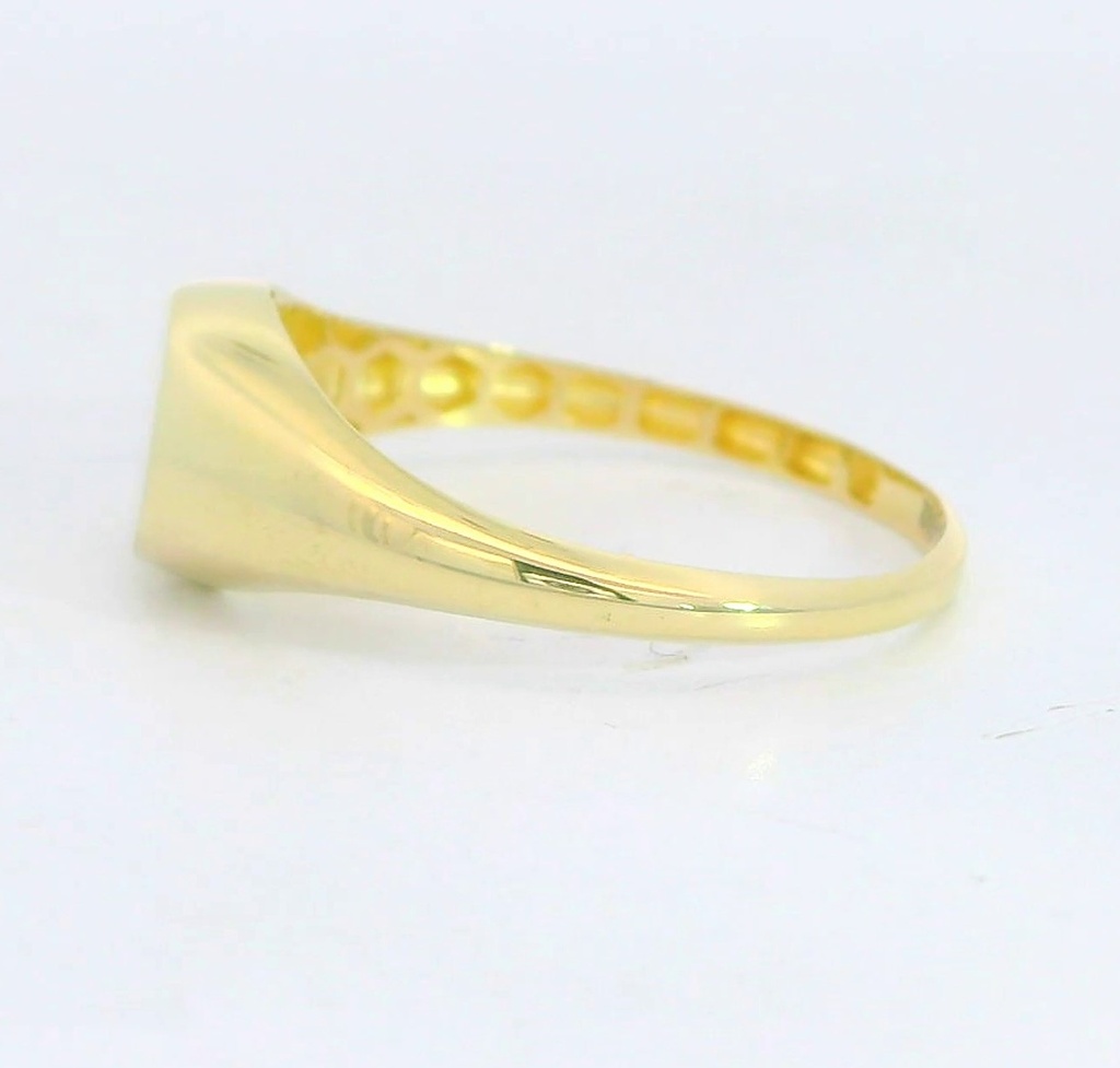 SORTIJA  SELLO REDONDO 9KILATES