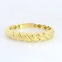 SORTIJA TRENZADA.9 KILATES