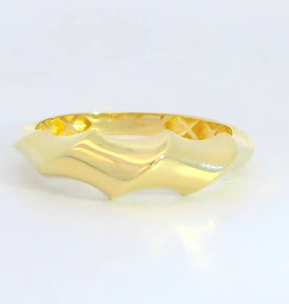 SORTIJA TRENZADA 9 KILATES